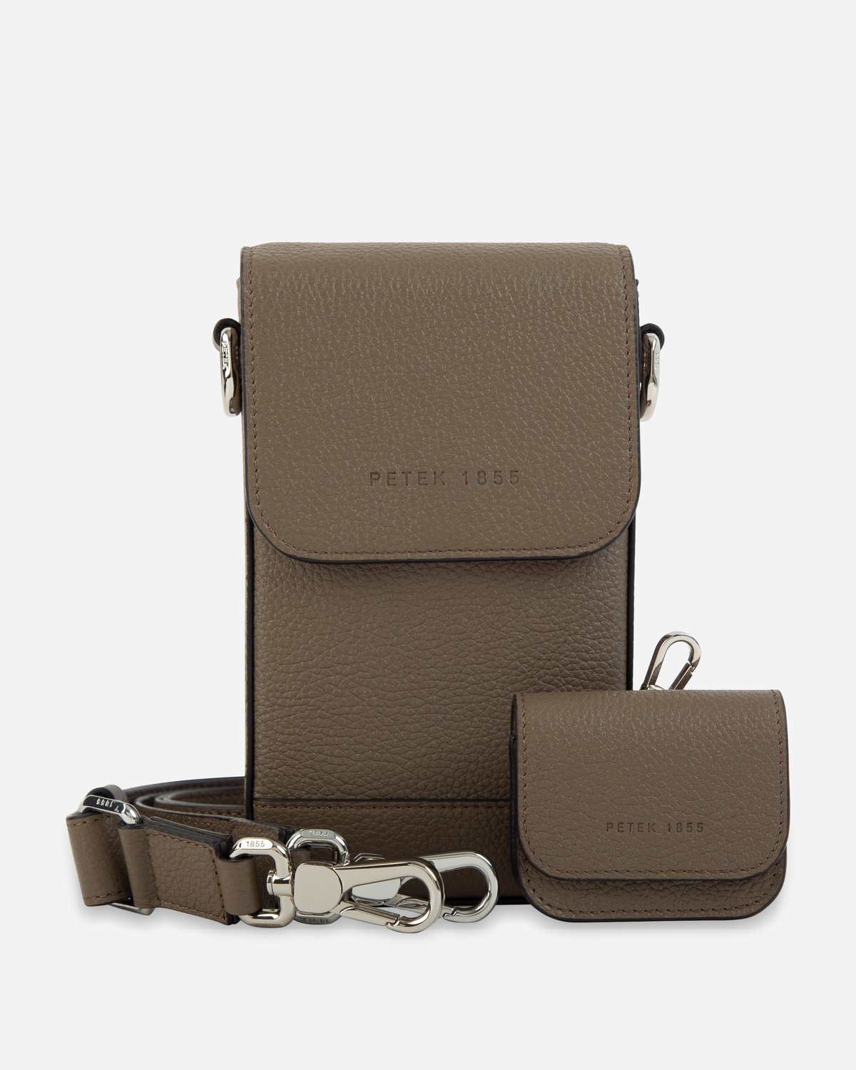 NORD PHONE BAG IN SOFT GRAINED LEATHER
