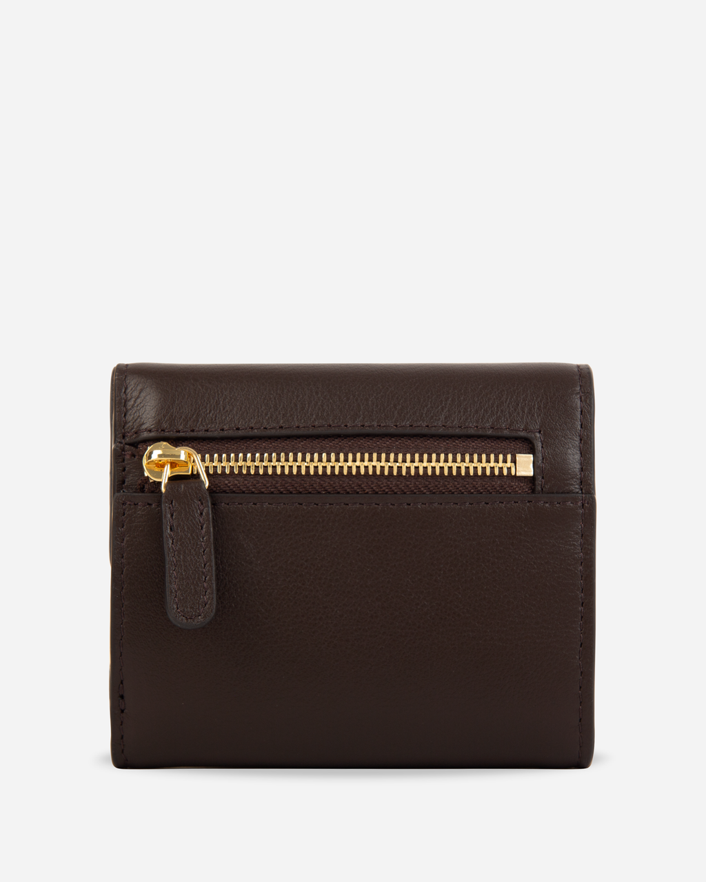 COMPACT WOMAN WALLET IN SUPPLE GOATSKIN