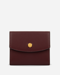 COMPACT WOMAN WALLET IN SUPPLE GOATSKIN
