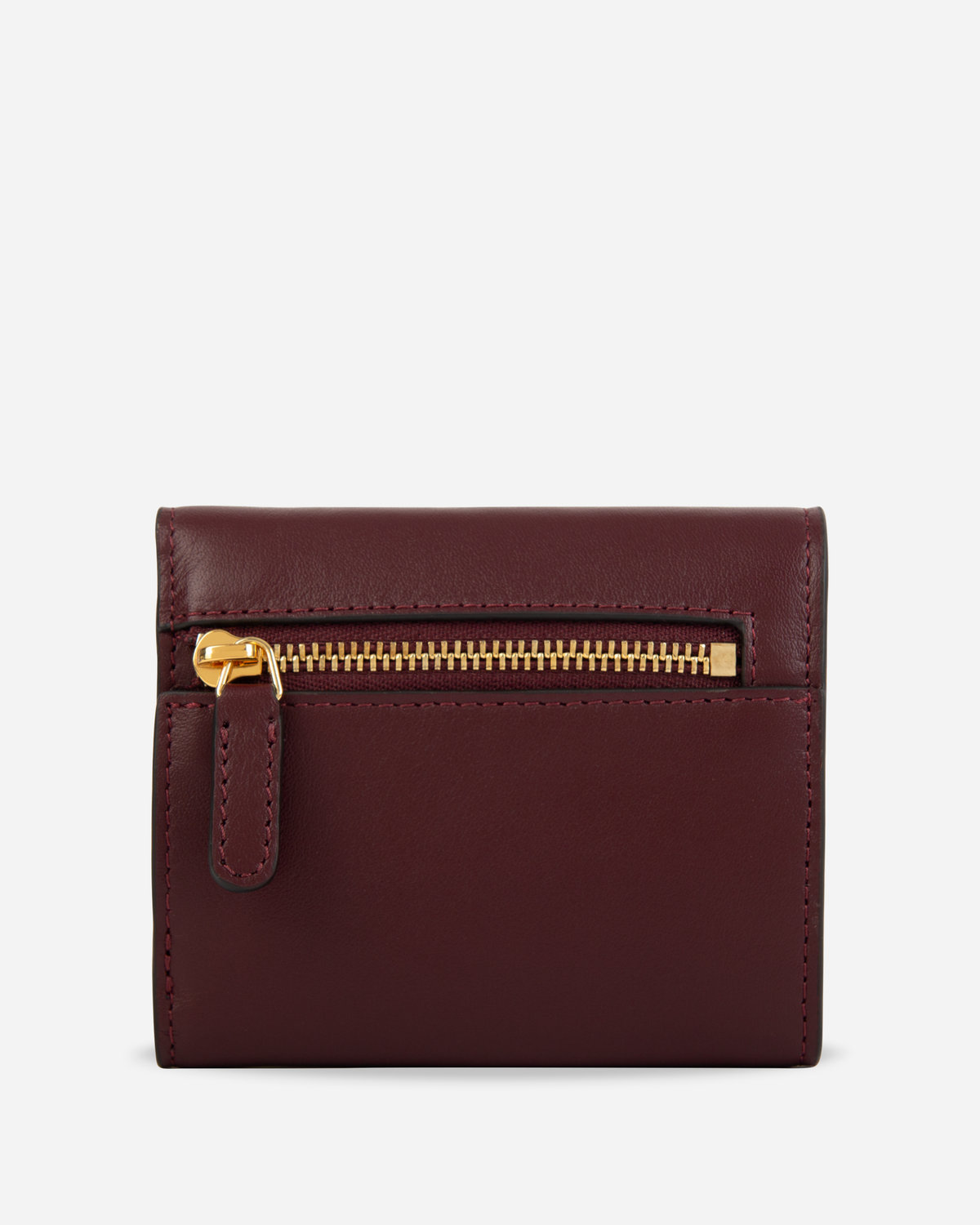 COMPACT WOMAN WALLET IN SUPPLE GOATSKIN