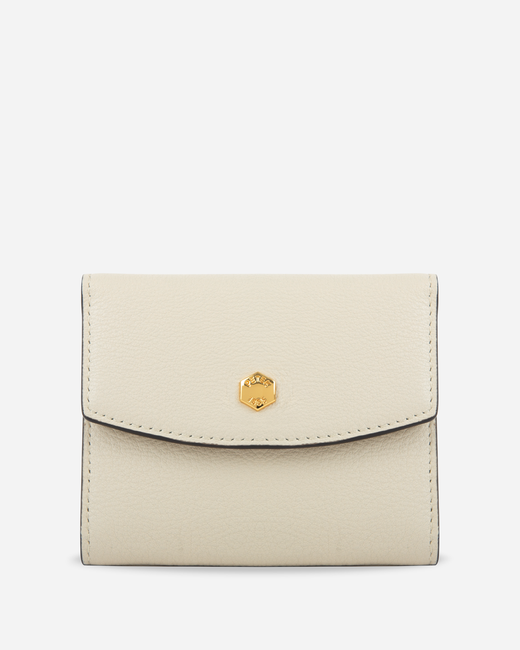 COMPACT WOMAN WALLET IN SUPPLE GOATSKIN