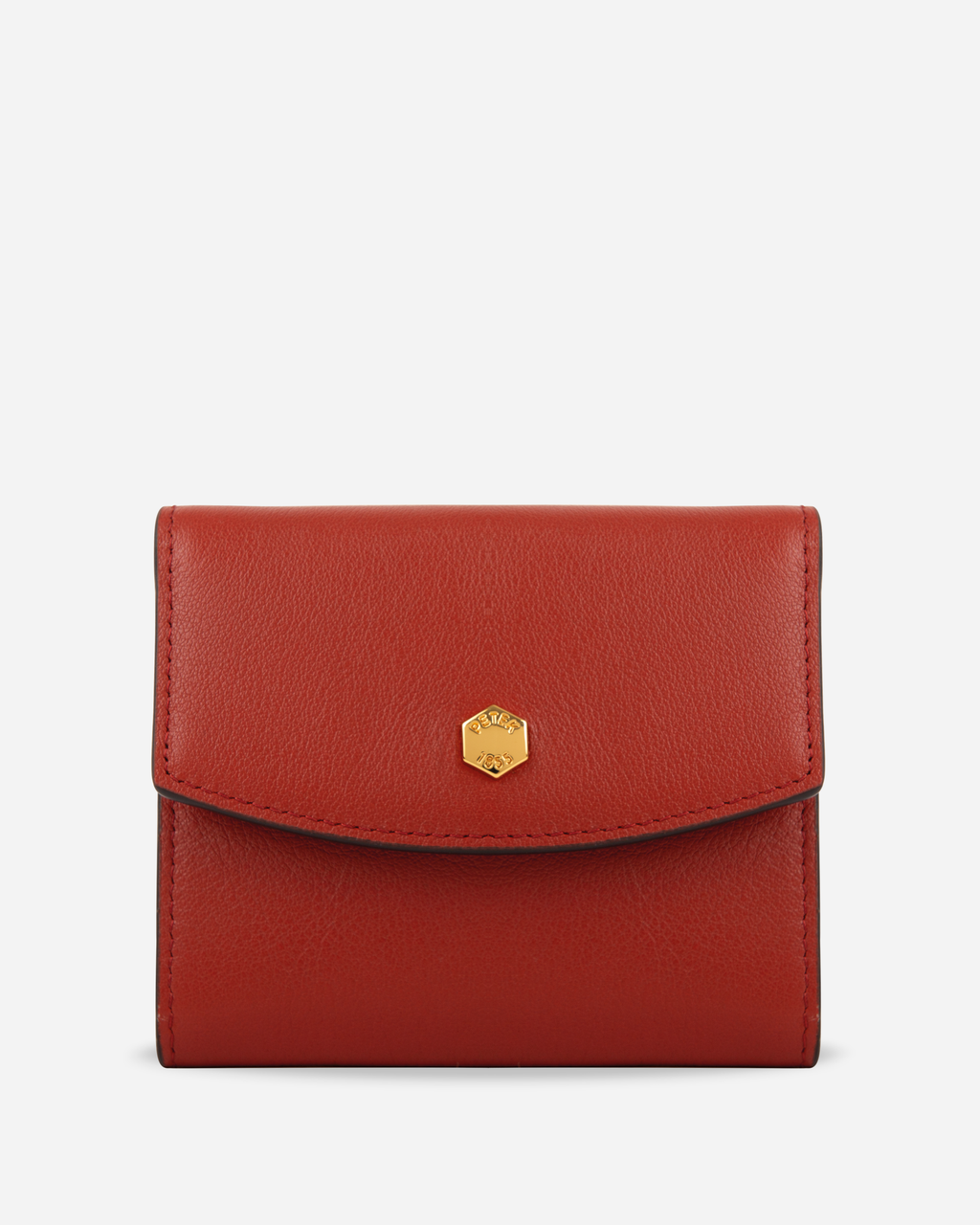 COMPACT WOMAN WALLET IN SUPPLE GOATSKIN