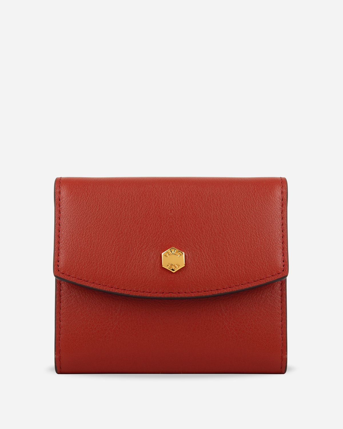 COMPACT WOMAN WALLET IN SUPPLE GOATSKIN