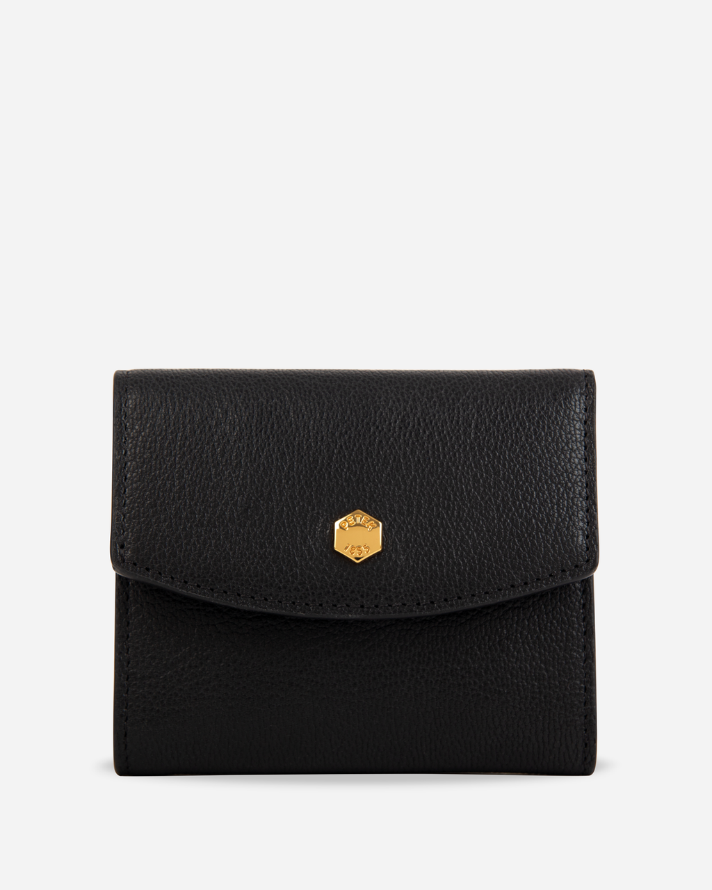COMPACT WOMAN WALLET IN SUPPLE GOATSKIN
