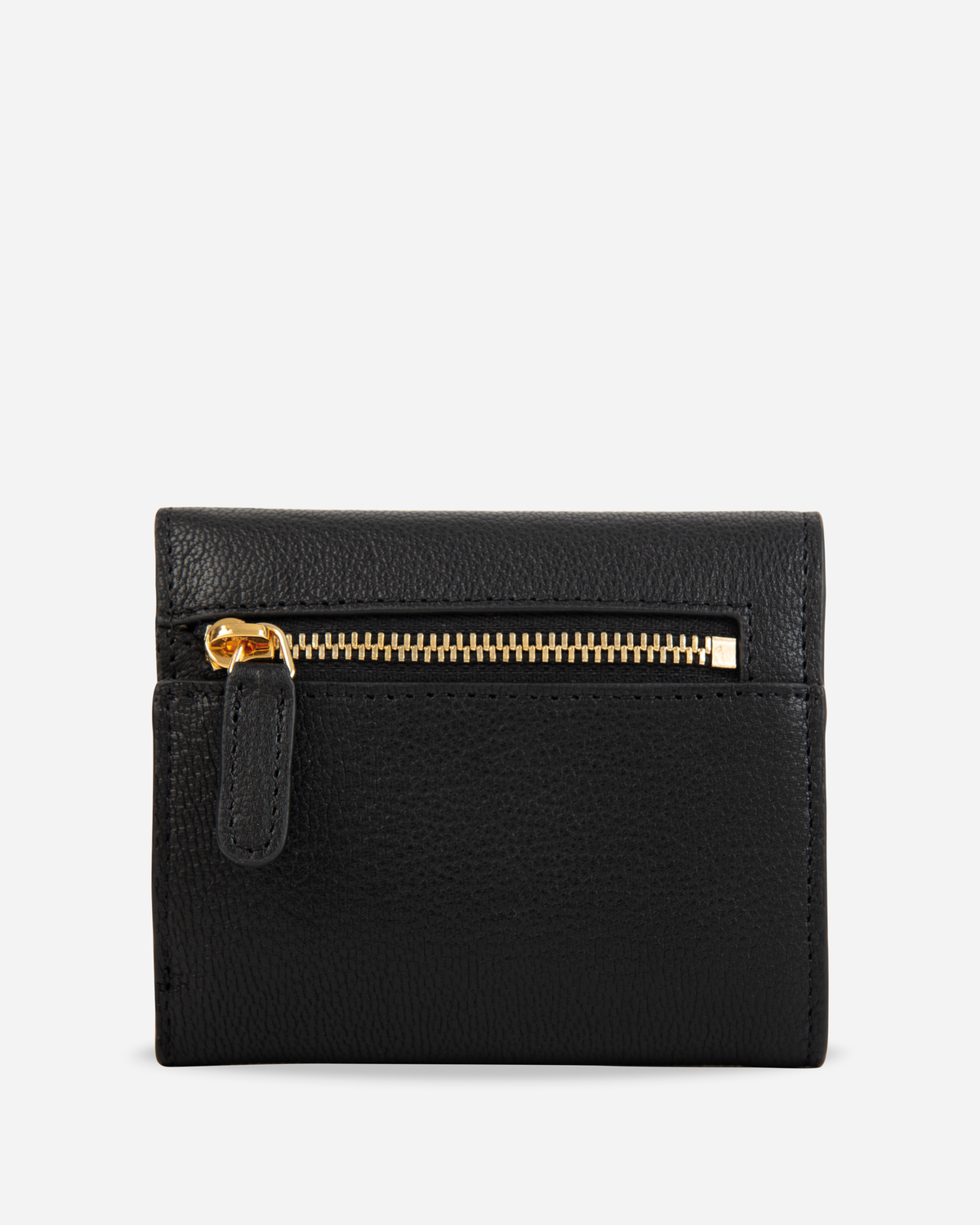 COMPACT WOMAN WALLET IN SUPPLE GOATSKIN