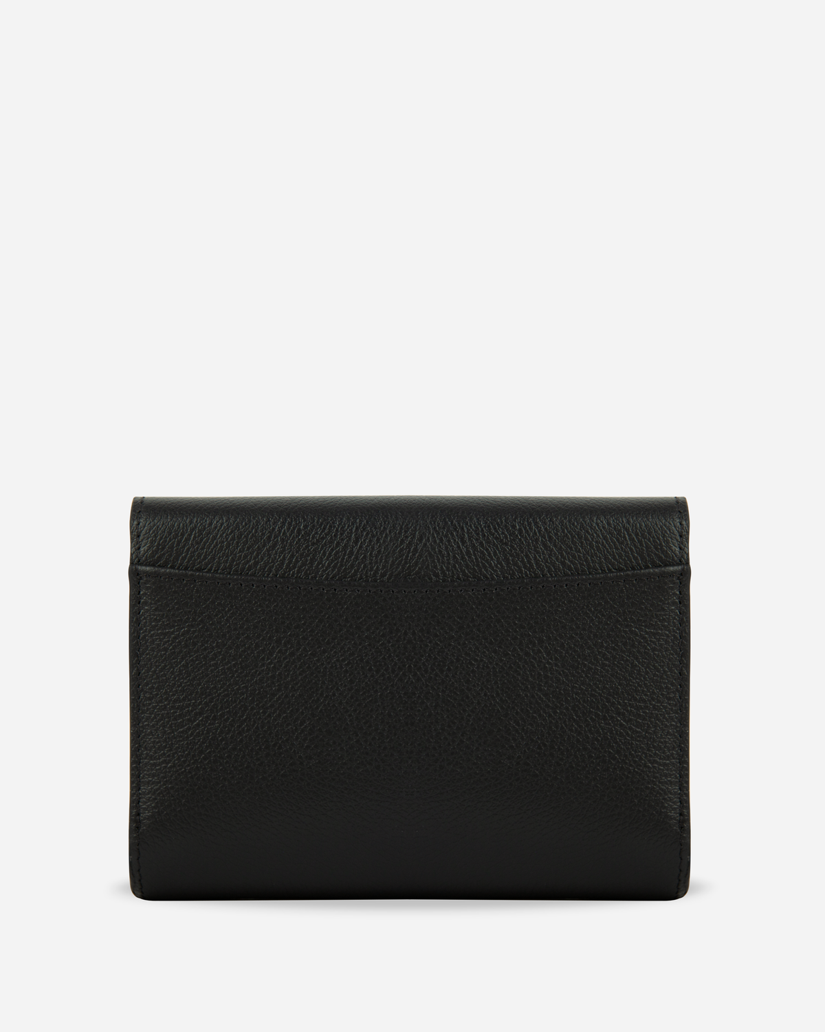 WOMAN LEATHER WALLET WITH METAL CLASP
