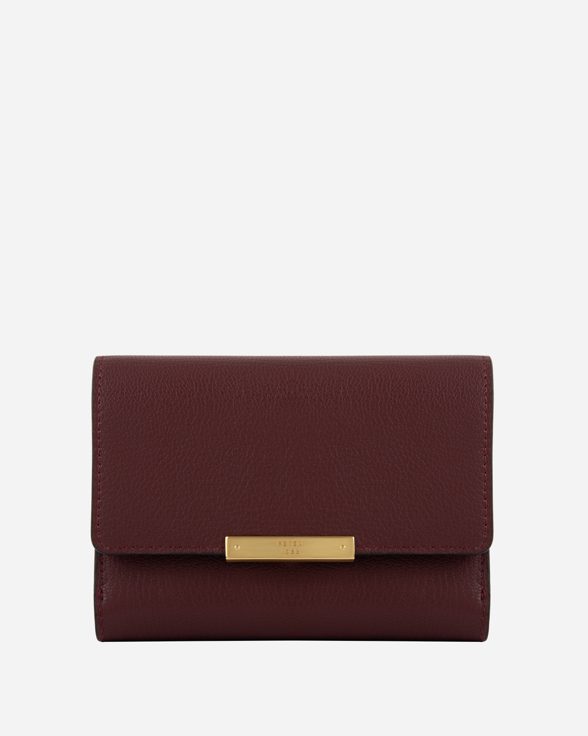 WOMAN LEATHER WALLET WITH METAL CLASP