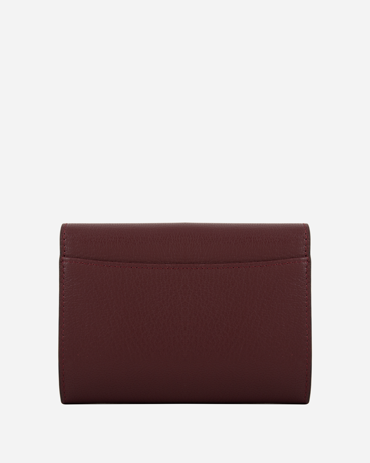 WOMAN LEATHER WALLET WITH METAL CLASP