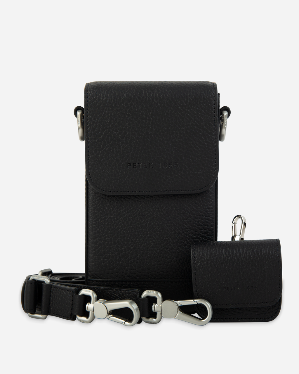NORD PHONE BAG IN SOFT GRAINED LEATHER