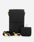 NORD PHONE BAG IN SOFT GRAINED LEATHER