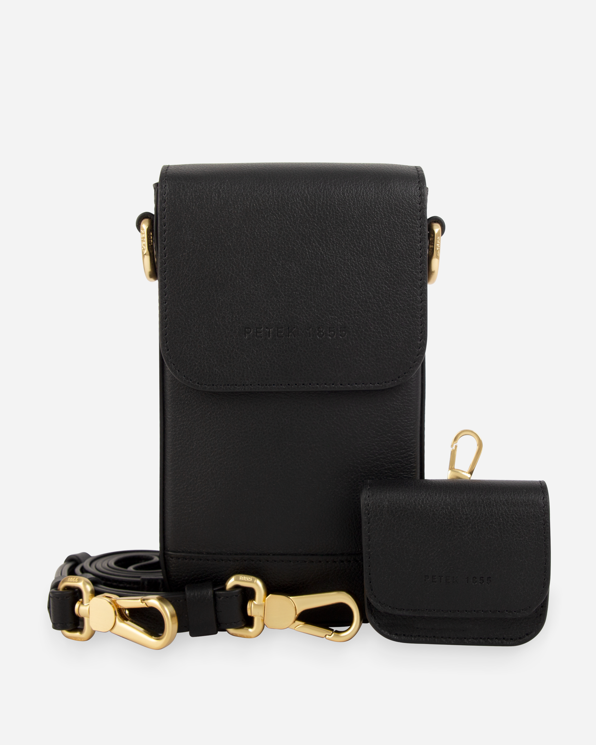 NORD PHONE BAG IN SOFT GRAINED LEATHER