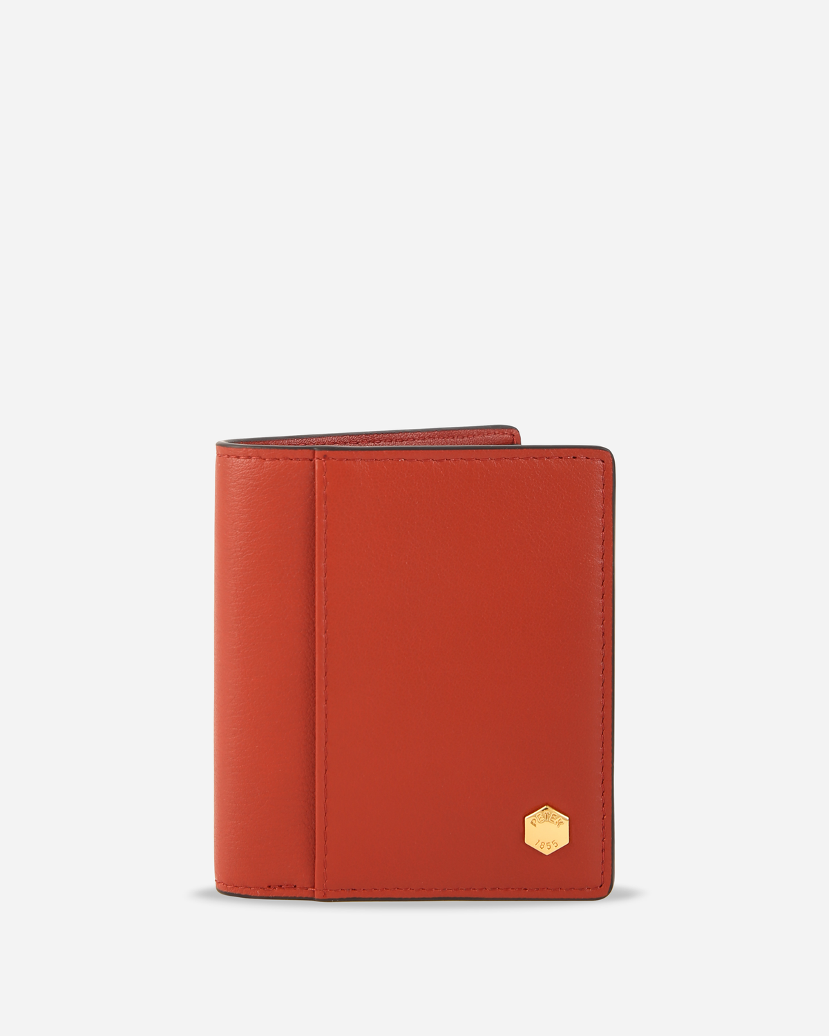 LEATHER WALLET WITH EXTERIOR POCKETS