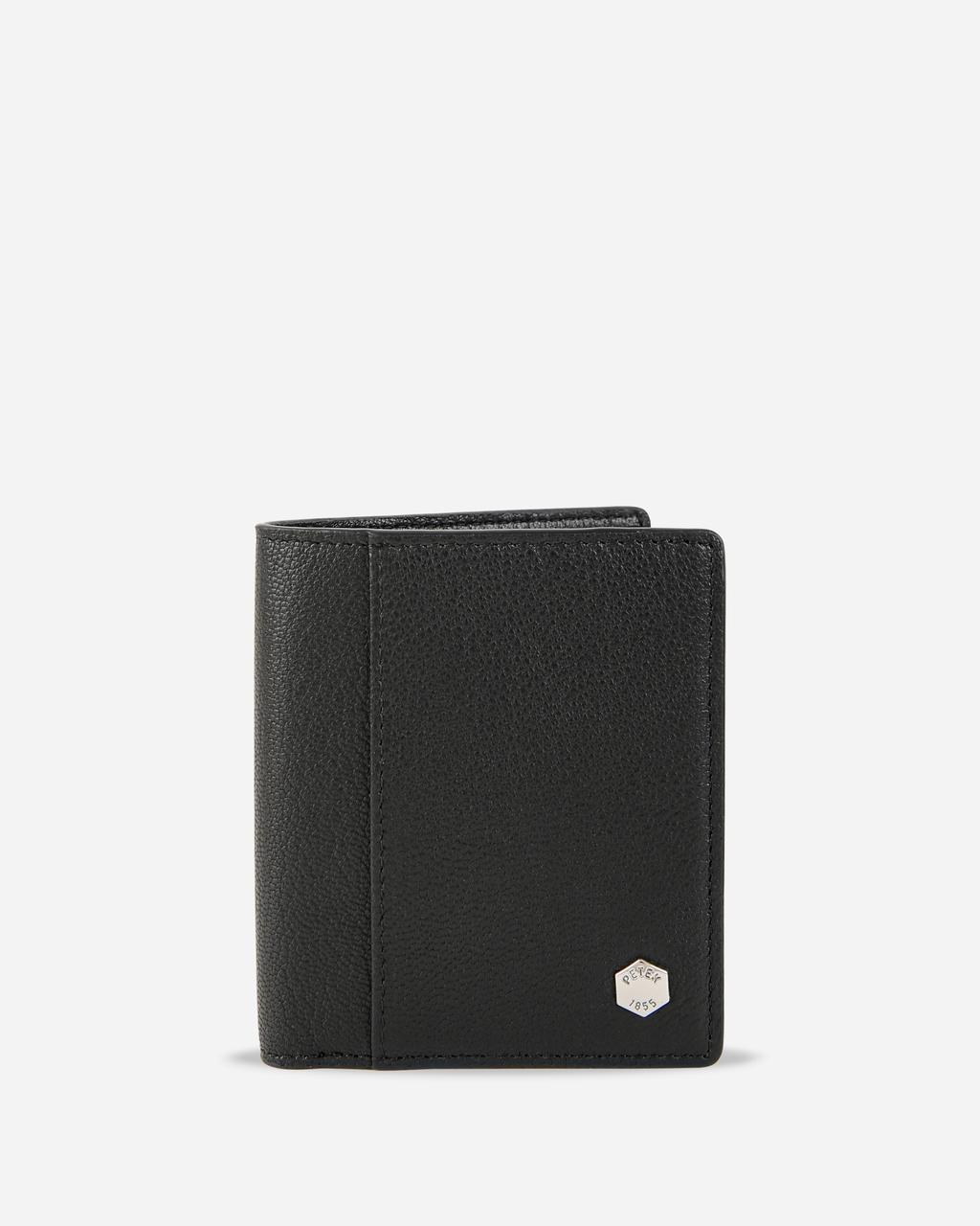 LEATHER WALLET WITH EXTERIOR POCKETS