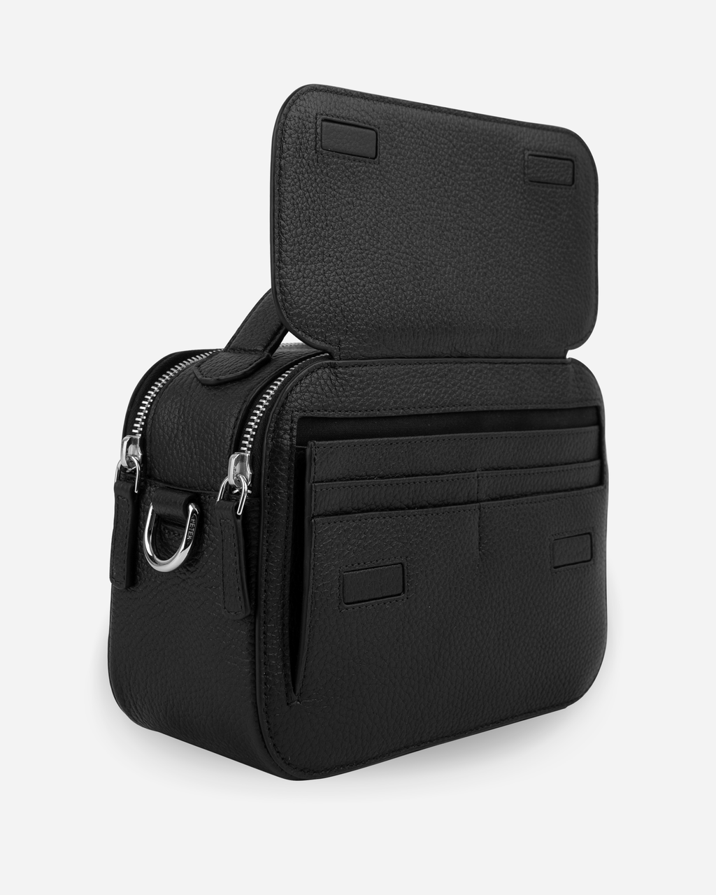 TRAVERSE CROSSBODY BAG IN GRAINED CALFSKIN
