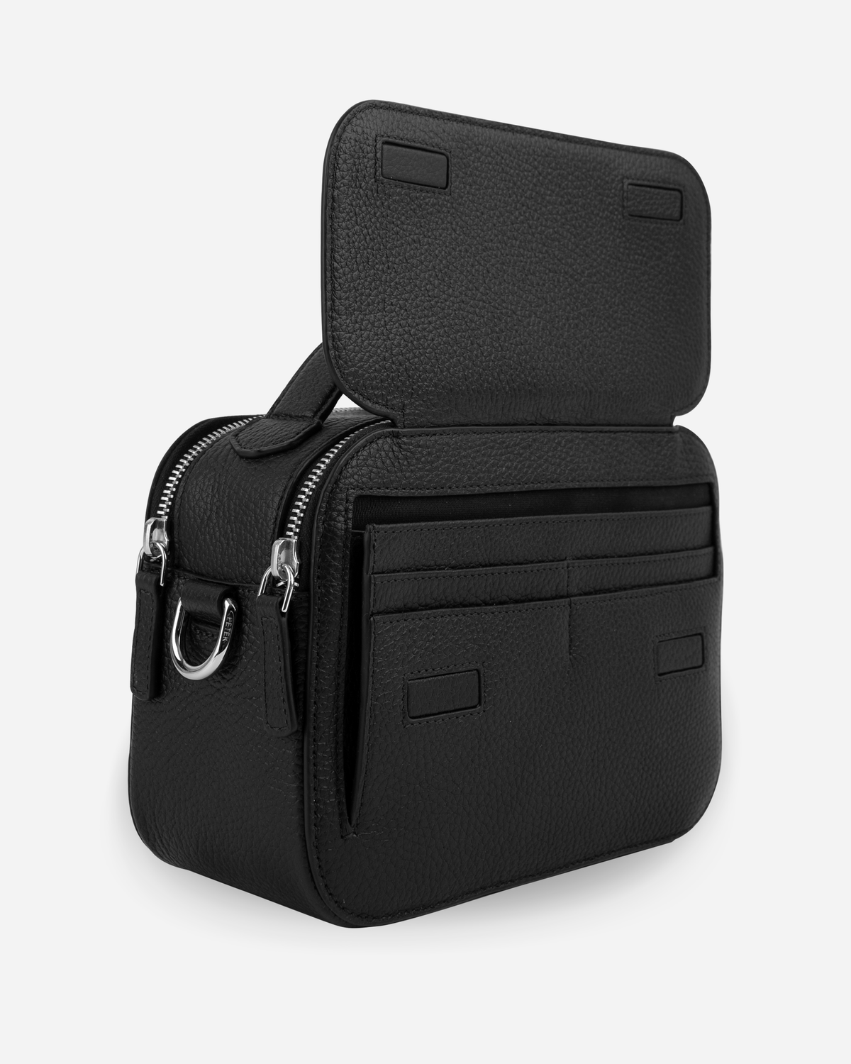 TRAVERSE CROSSBODY BAG IN GRAINED CALFSKIN