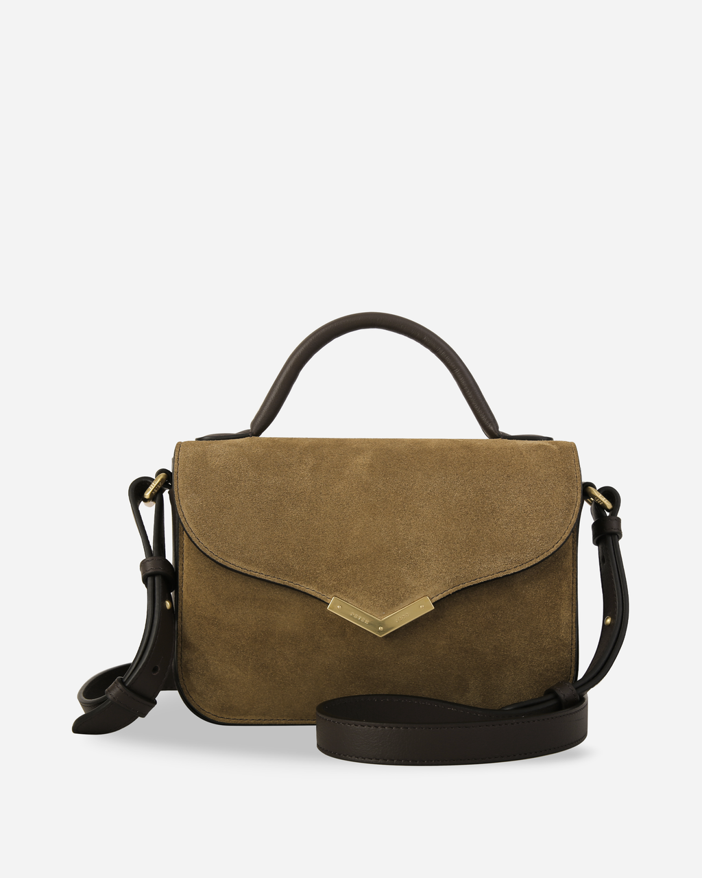 VIA CROSSBODY BAG IN SUEDE CALFSKIN