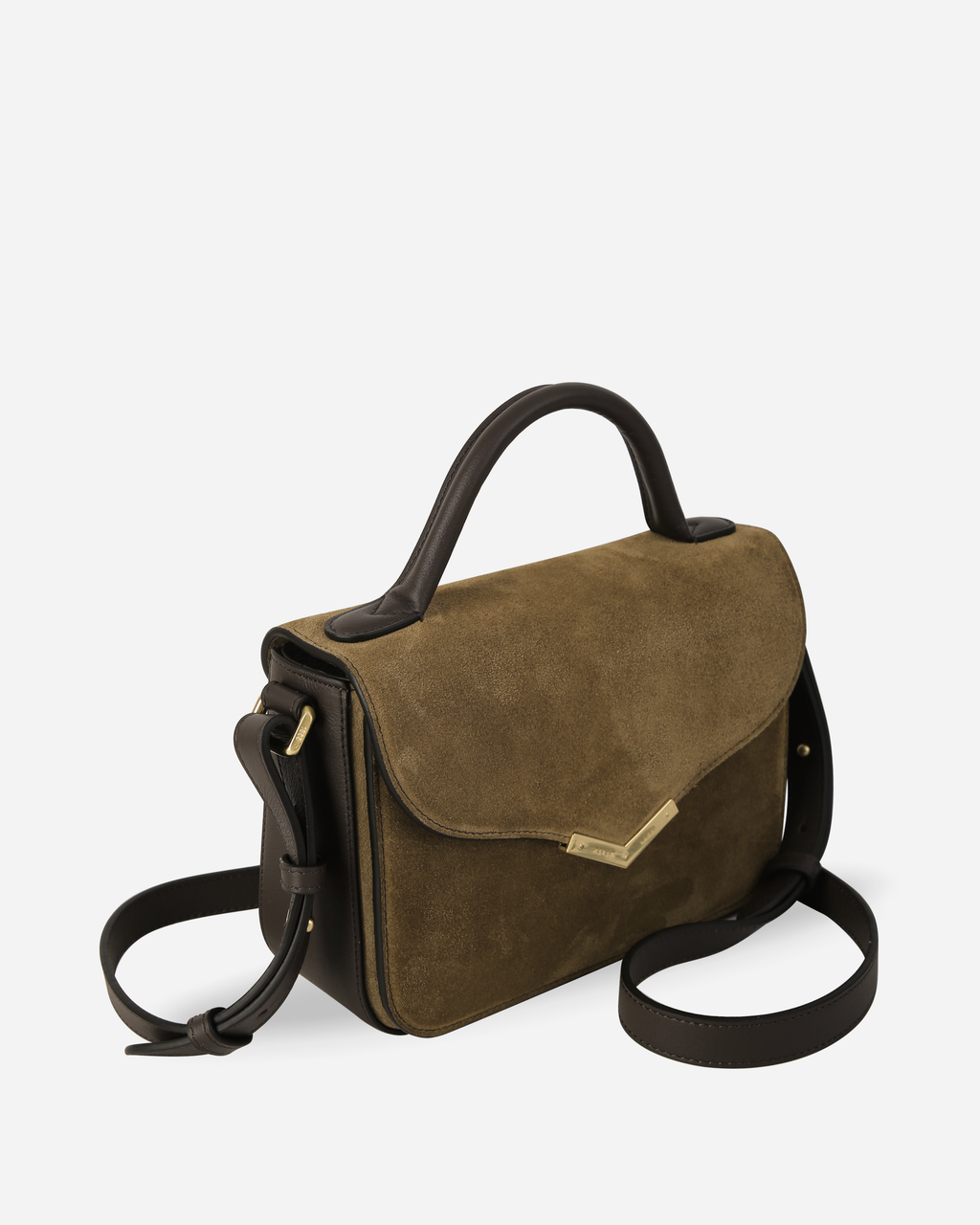 VIA CROSSBODY BAG IN SUEDE CALFSKIN