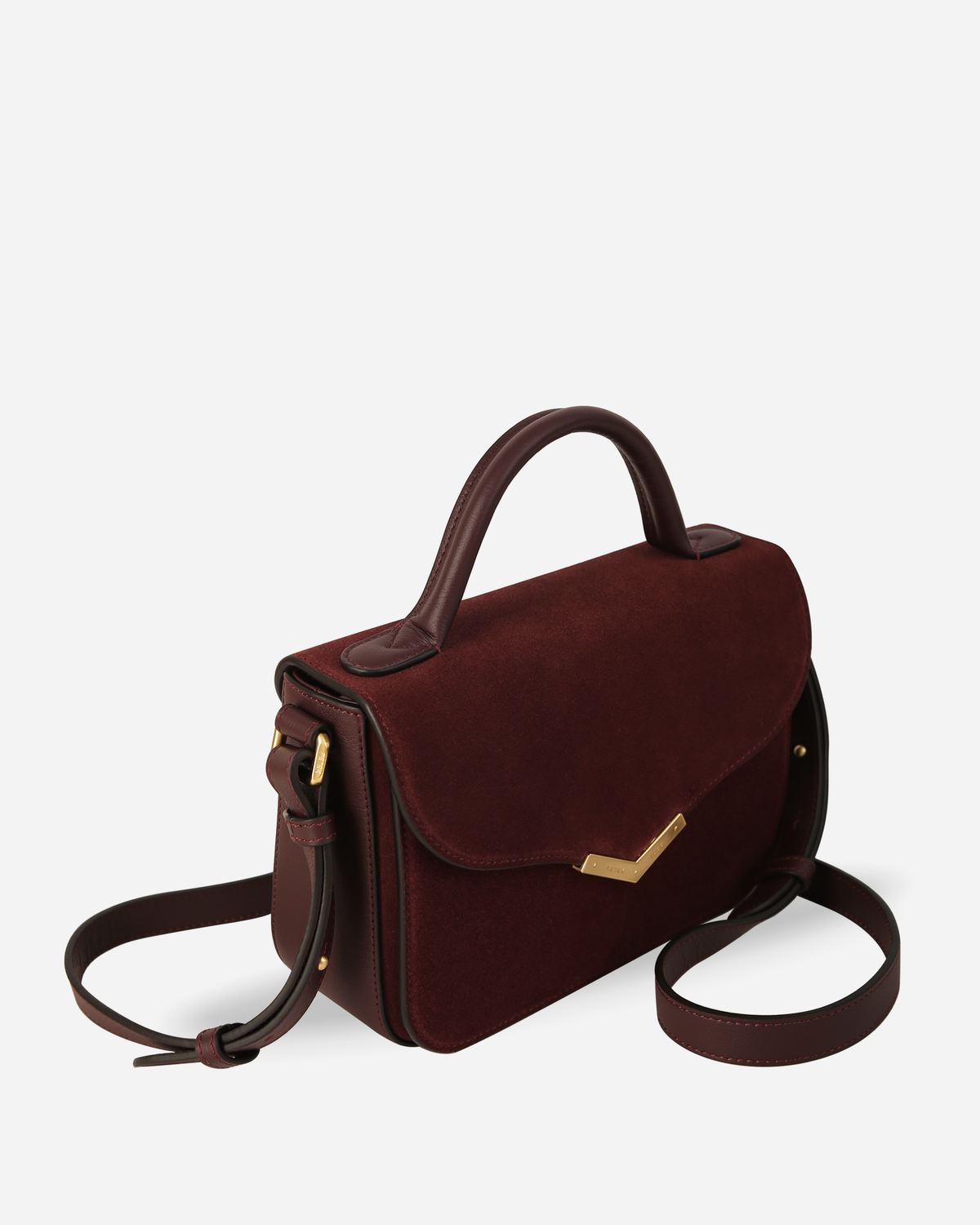 VIA CROSSBODY BAG IN SUEDE CALFSKIN