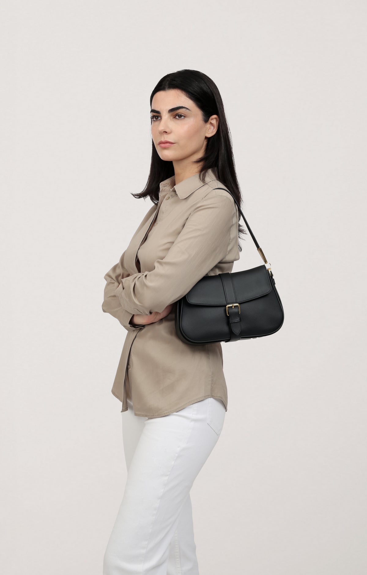 ARIES HANDBAG IN SOFT GRAINED LEATHER